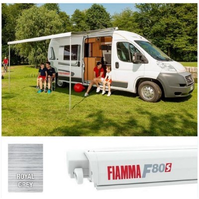 Toldo F80S 320 cinza Polar White Fiamma