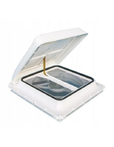 Claraboia Turbo Vent P3 s/termostato 40x40 Branca Fiamma