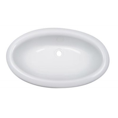 Lavatório Oval branco 450 x275 mm