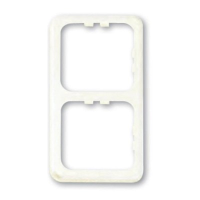 Aro duplo para tomada branco CBE mac2p