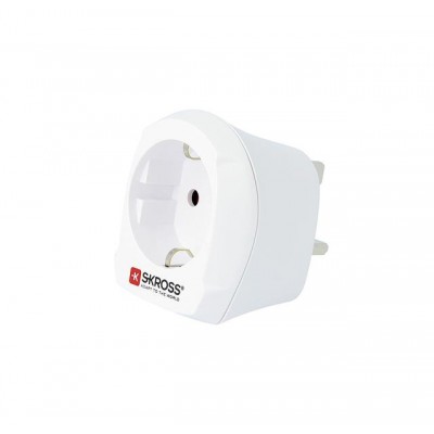 Adaptador plug Europa para Reino Unido Skross