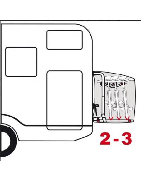 Cobertura 2 ou 3 bicicletas bike cover S Fiamma