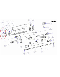 Tampa Esq/DrtToldo Omnistor 5003 Branco