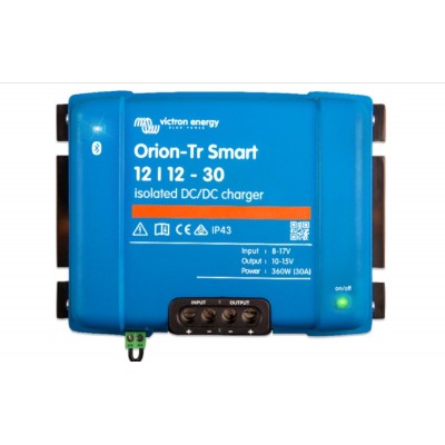 Carregador de baterias Victron Orion-Tr Smart 12/12-30A 360W isolated dc-dc