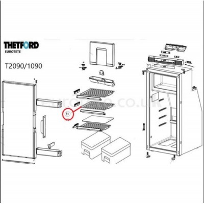 Prateleira frigorifíco Thetford T2090/1090