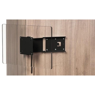 Suporte de parede Caratec Flex CFW200S com 2 pontos de pivô Cor preta