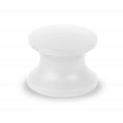 Botão branco para fecho tic tac