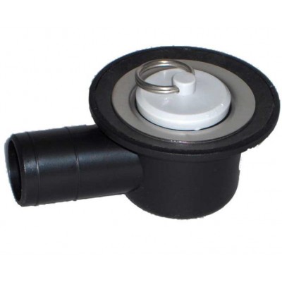 Valvula agua curva 90 25 mm