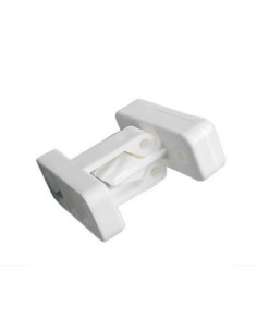 Fecho prisão porta branco