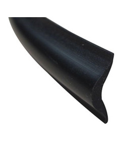 Perfil Borracha Tapa Parafusos Preto 12.5x3.7 2