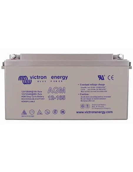 Bateria Agm Deep Cycle 12v 165Ah Victron
