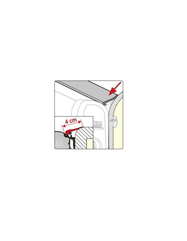 Borracha Rain Guard M Para Toldo Fiamma ao Metro