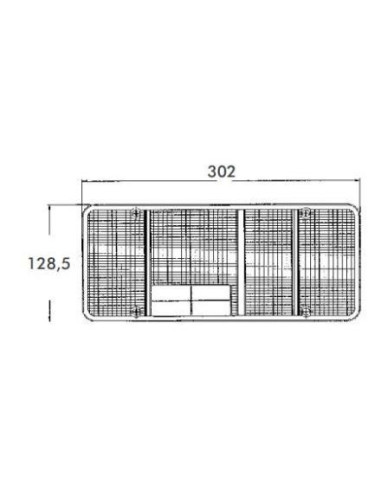 Vidro farolim trás Esquerdo