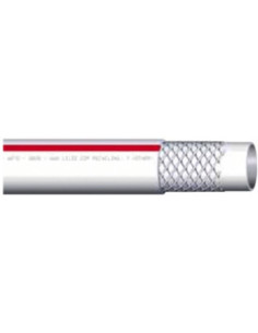 Tubo vermelho/branco água