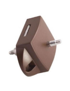 Fecho TicTac com botão castanho completo 2