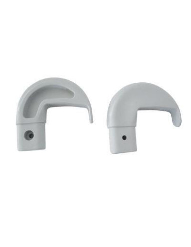 Gancho grande 50mm p/ escada interior aluminio Par