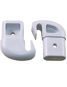 Gancho pequeno 10mm para escada interior aluminio Par