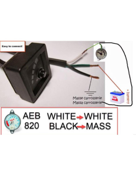 Indicador LED nível de GPL