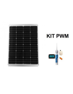 KIT PAINEL SOLAR MONOCRISTALINA 160W PWM