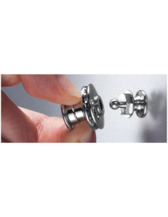 Botões LOXX 2 peças, fechos de segurança