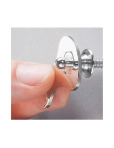 Botões LOXX 2 peças, fechos de segurança 2