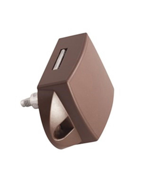 Fecho tic tac simples castanho