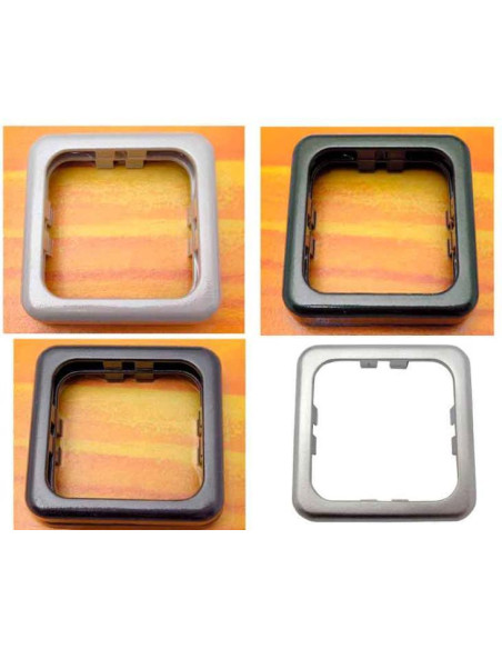 Aro para tomada cinza