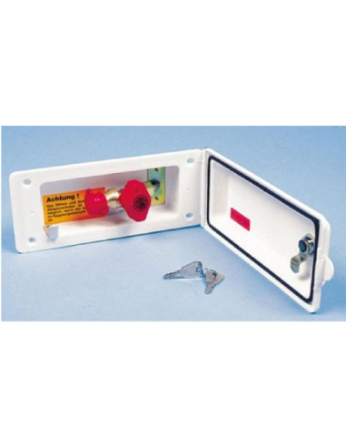 Saida exterior de gas com fechadura Gok