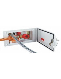 Saida agua e gás exterior branca Reich 2