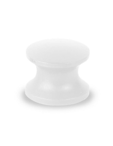 Botão branco para fecho tic tac