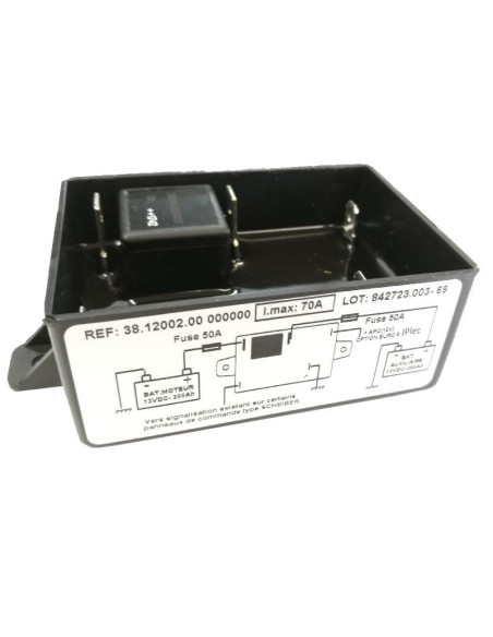 Separador simples de bateria Scheiber 12V 70A