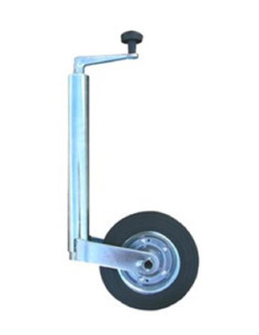 Roda Jockey telescópica em aço 35 mm para reboques 2