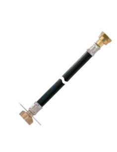 Mangueira de gás P14 45 cm com rosca esquerda e direita 2