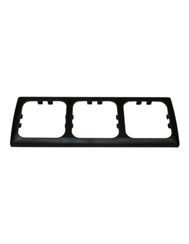 Aro triplo preto tipo Carthago