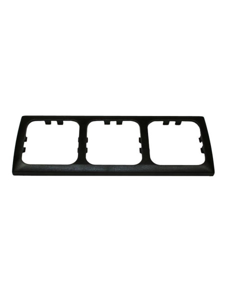 Aro triplo preto tipo Carthago