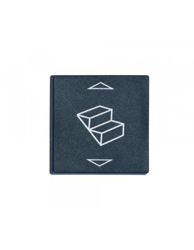 Tampa para interruptor de degrau preto