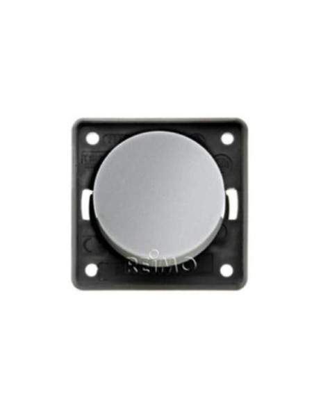 Interruptor Redondo Cinza Cromado Berker