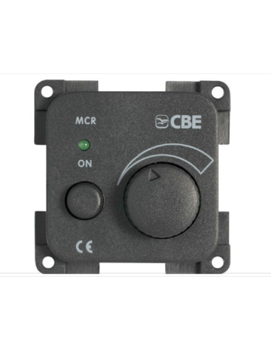 Interruptor dimmer castanho