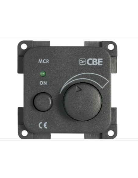 Interruptor dimmer castanho