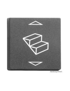 Tampa para interruptor degrau cinza