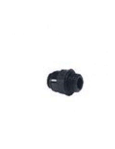 União simples com rosca 3/8 macho tubo 12mm encaixe rápido