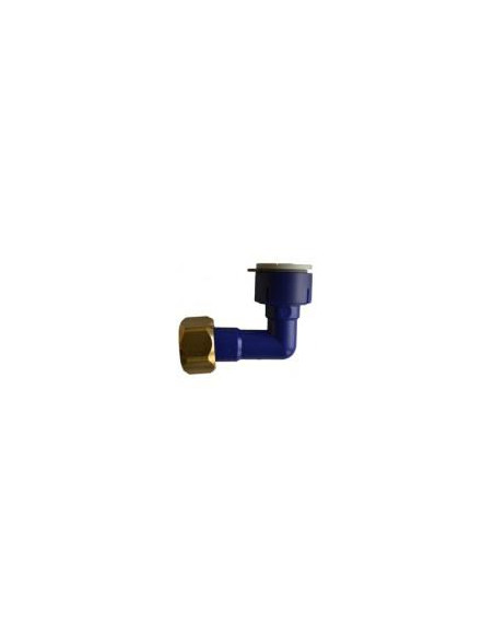 Ligador em cotovelo 12mm com e encaixe ráido e rosca