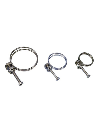 Abraçadeira metalica para mangueira anelada