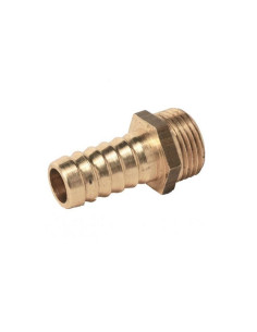 Conexão macho diametro 3/8 para tubo12 mm metálico 2