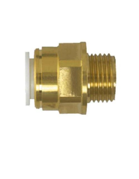 Conector de rosca de latão 12mm x 3/8