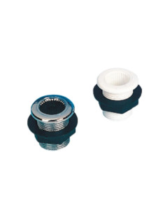 Fixador de encastrar branco p/ manipulo de chuveiro 2