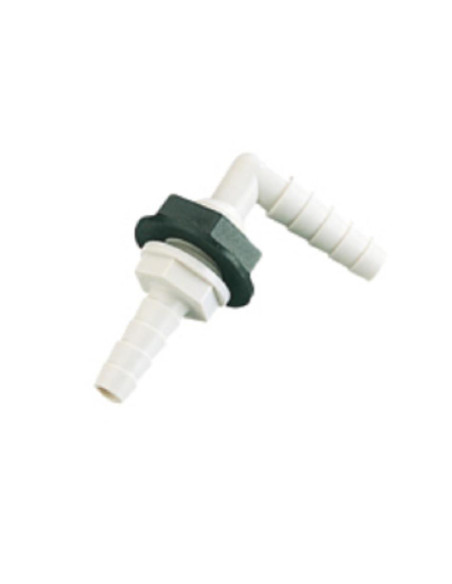 Conexão de cotovelo universal para tubos de Ø 10 e 12 mm
