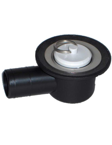 Valvula agua curva 90 25 mm