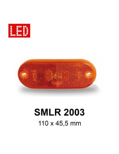 Farolim Minimo Lateral Laranja Led 2