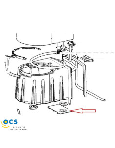Tampa inferior vent plate para SC250